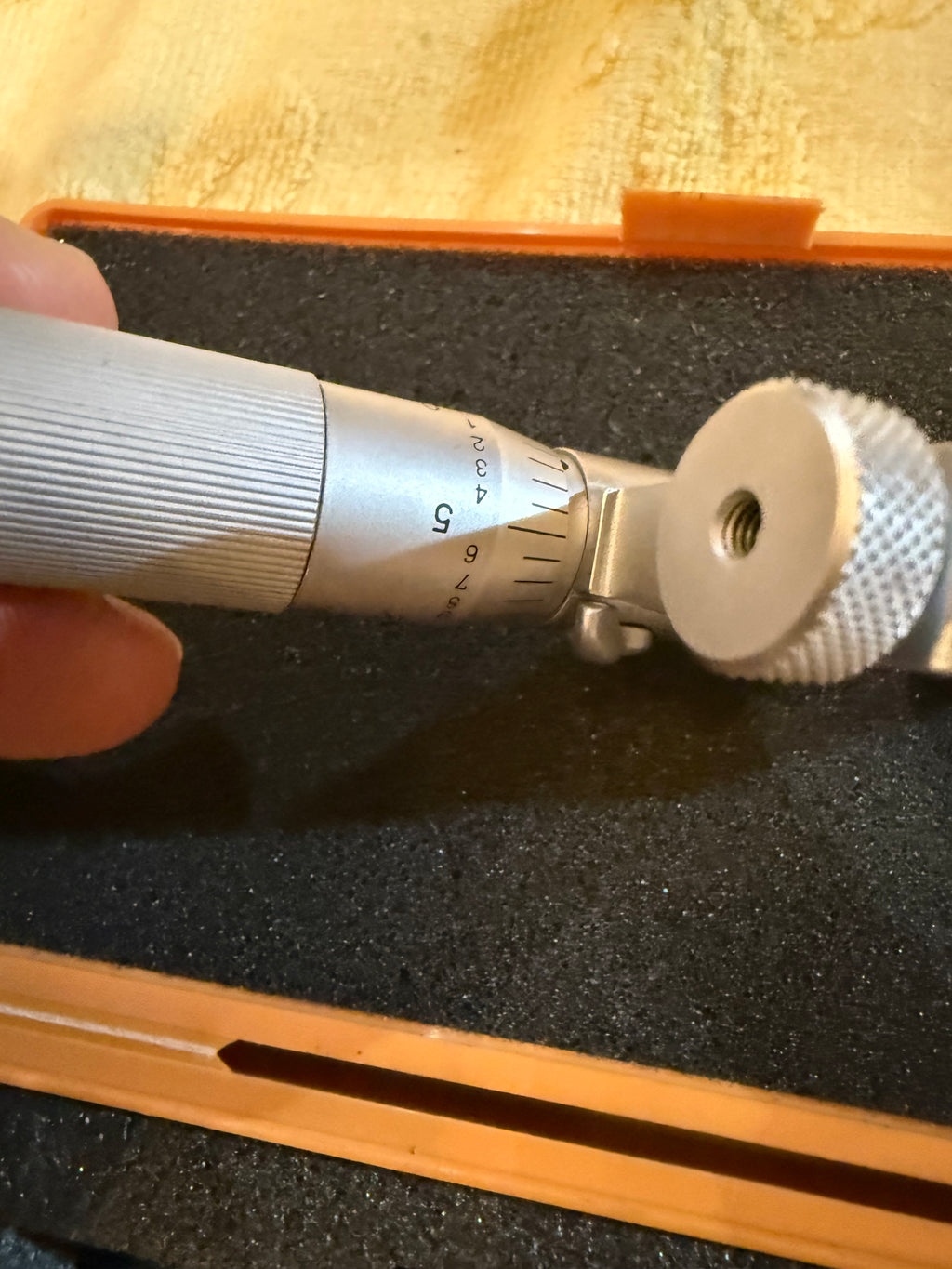 #01 Mitutoyo 117-107 Uni-Mike Micrometer 0-1” .0001” Interchangeable Anvil