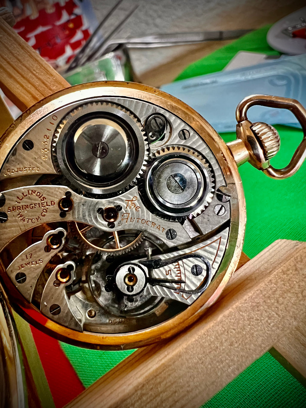 #1201 Illinois Aristocrat Watch Rose Gold Filled Wandsworth Case Excellent 17J Movement wedding gift watch