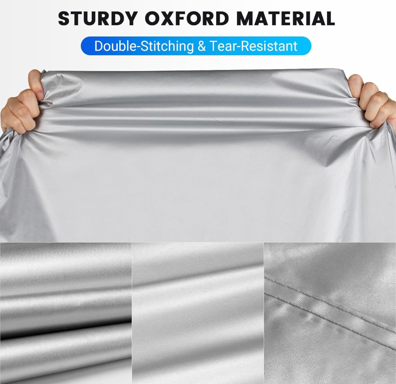 Favoto Motorcycle Cover Waterproof Outdoor - Cool Silver Color UV Protection with Reflective Strip Windproof Buckle Lock-Hole Storage Bag Fit 104 inch Vehicle Motorbikes
#1 Best Seller in Powersports Vehicle Covers
50+ bought in past month