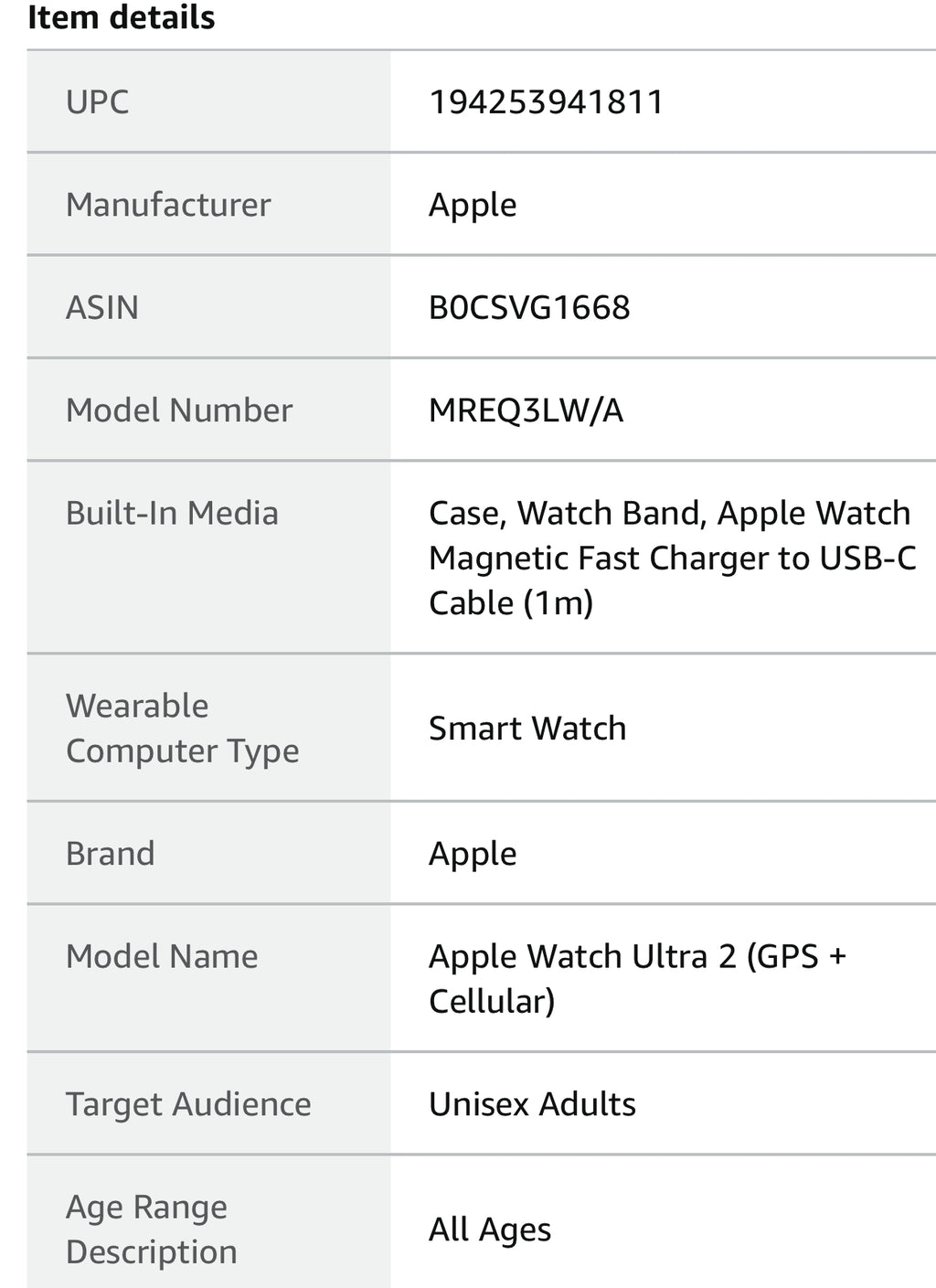 #1366 Apple Watch Ultra 2 [GPS + Cellular 49mm] Smartwatch with Rugged Titanium Case & Blue Alpine Loop Large. Fitness Tracker, Precision GPS, Action Button, Extra-Long Battery Life