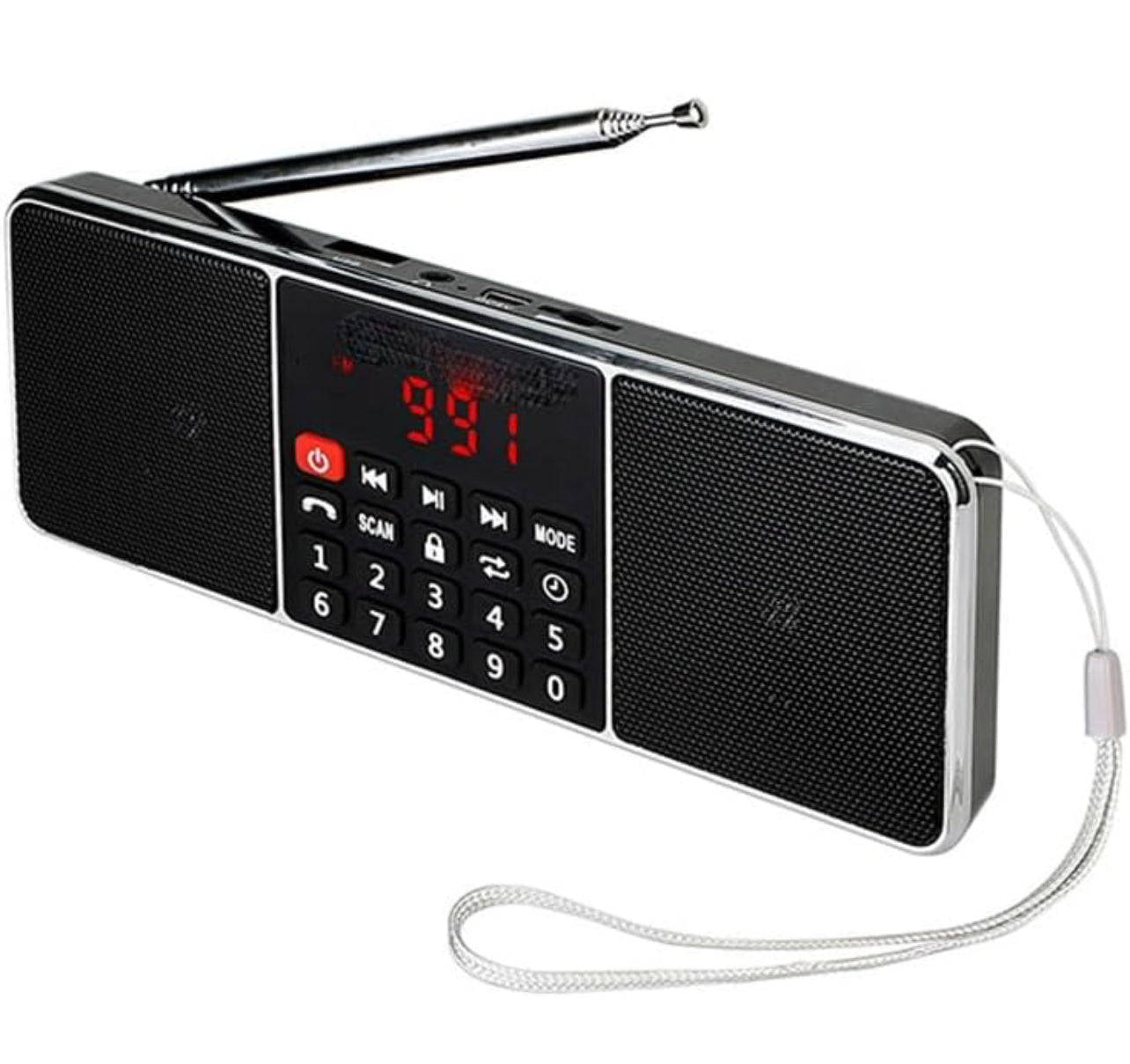 Radio Portable Radios Am Fm Rechargeable Speakers Stereo Fm Radio Receiver On MP3 Player