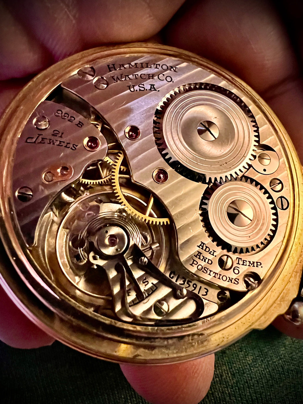 #162 -A- Hamilton railway special 992B Runs Sets