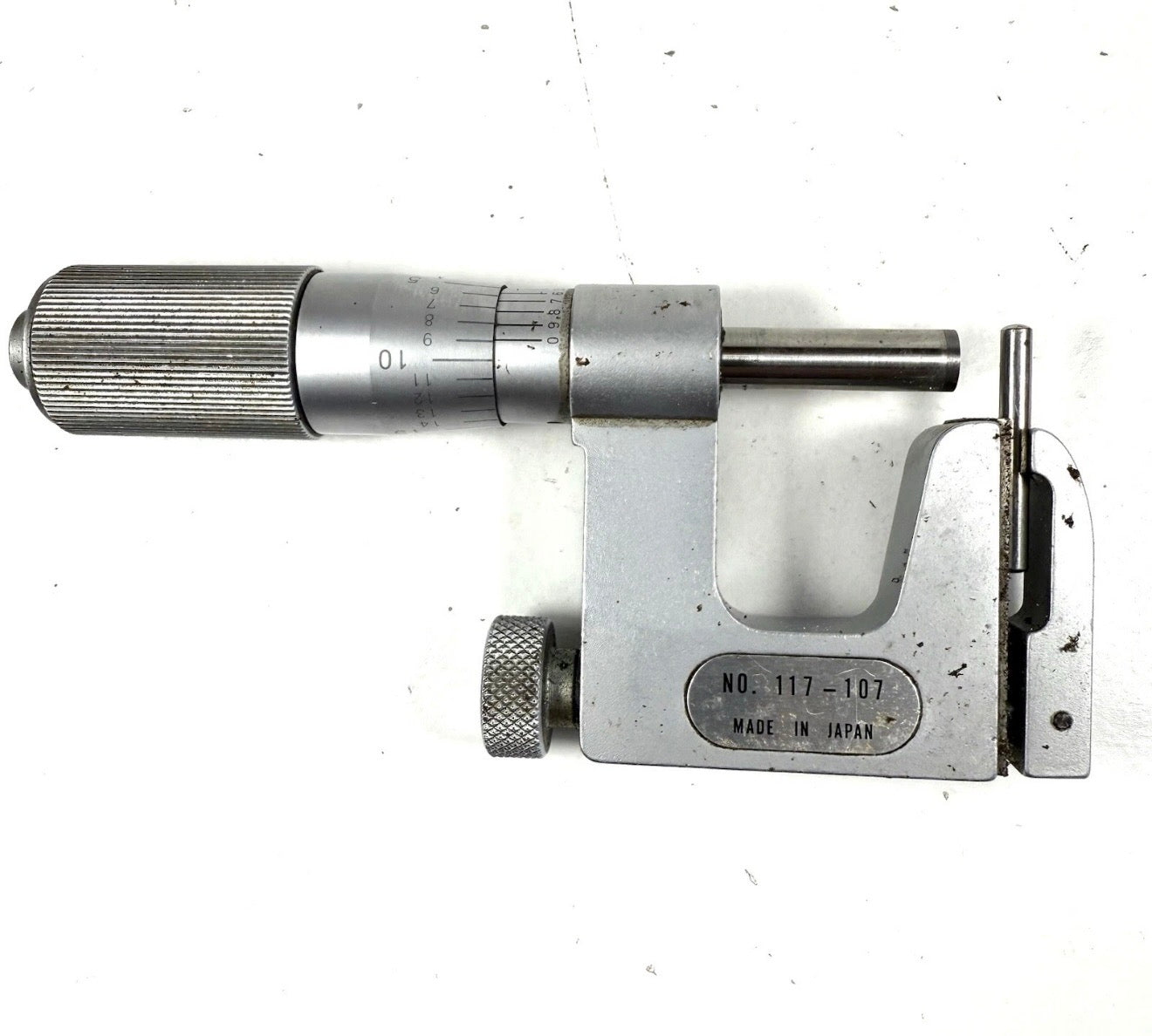 #02 Mitutoyo 117-107 Uni-Mike Micrometer 0-1” .0001” Interchangeable Anvil