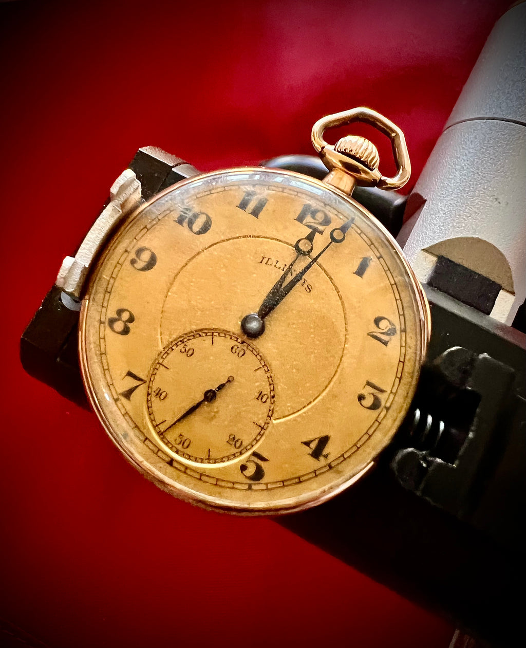 #1201 Illinois Aristocrat Watch Rose Gold Filled Wandsworth Case Excellent 17J Movement wedding gift watch