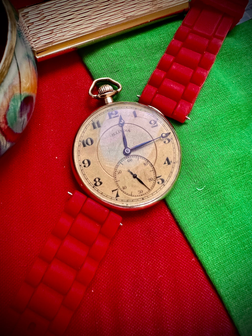 #1201 Illinois Aristocrat Watch Rose Gold Filled Wandsworth Case Excellent 17J Movement wedding gift watch