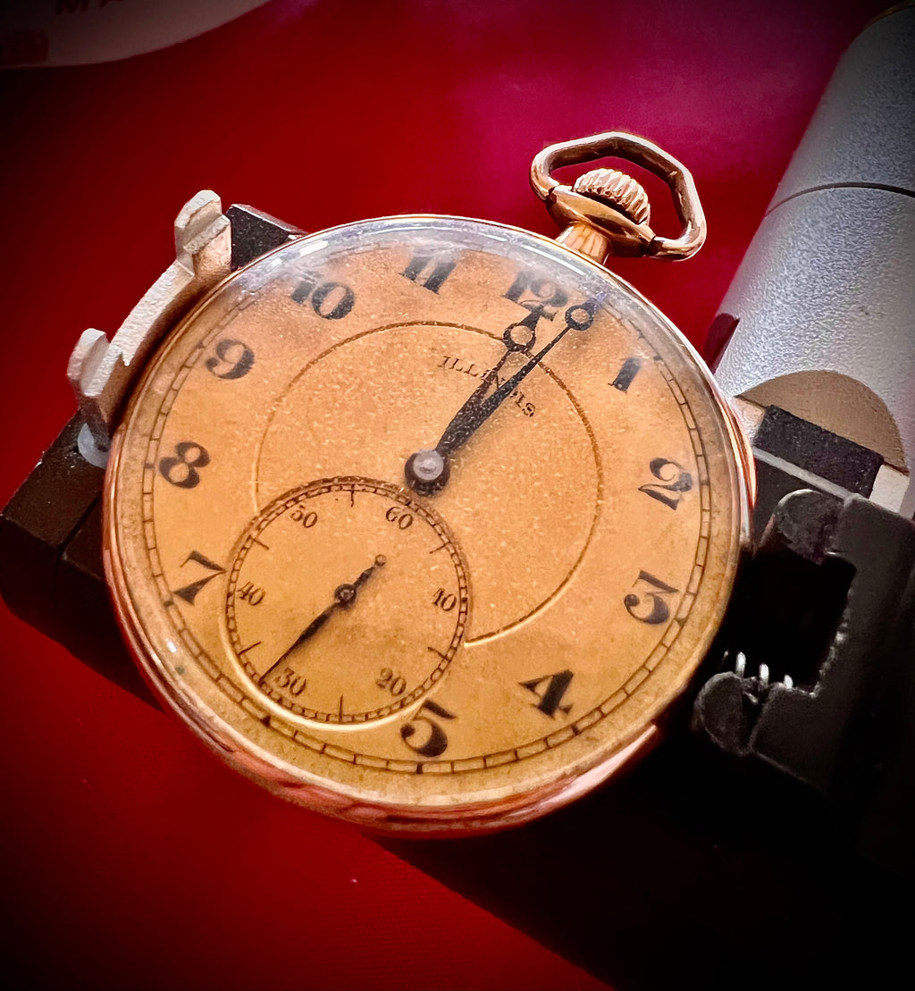 #1201 Illinois Aristocrat Watch Rose Gold Filled Wandsworth Case Excellent 17J Movement wedding gift watch