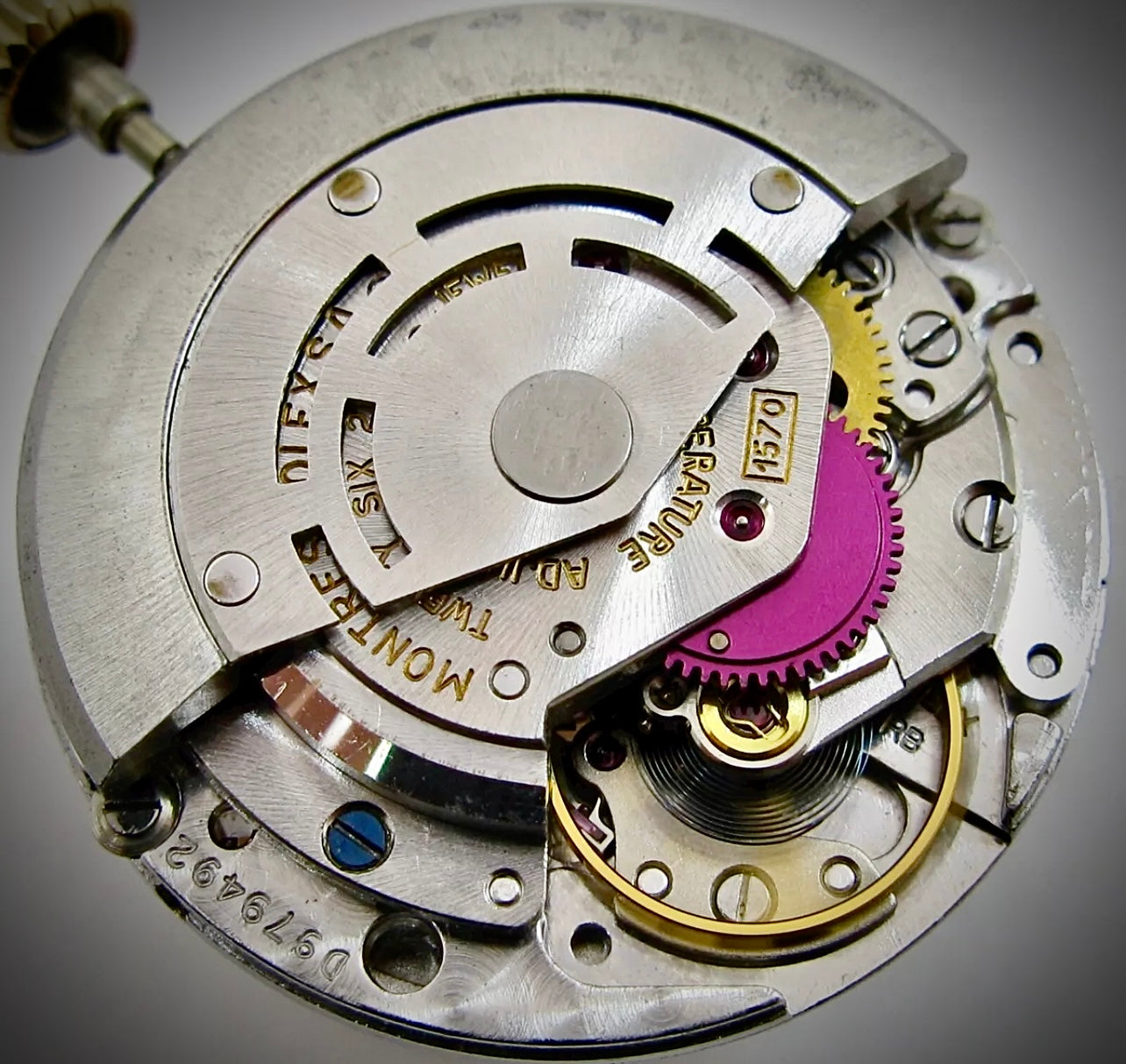 Rolex Watch Movement 1570 automatic date complete movement 26 jewels