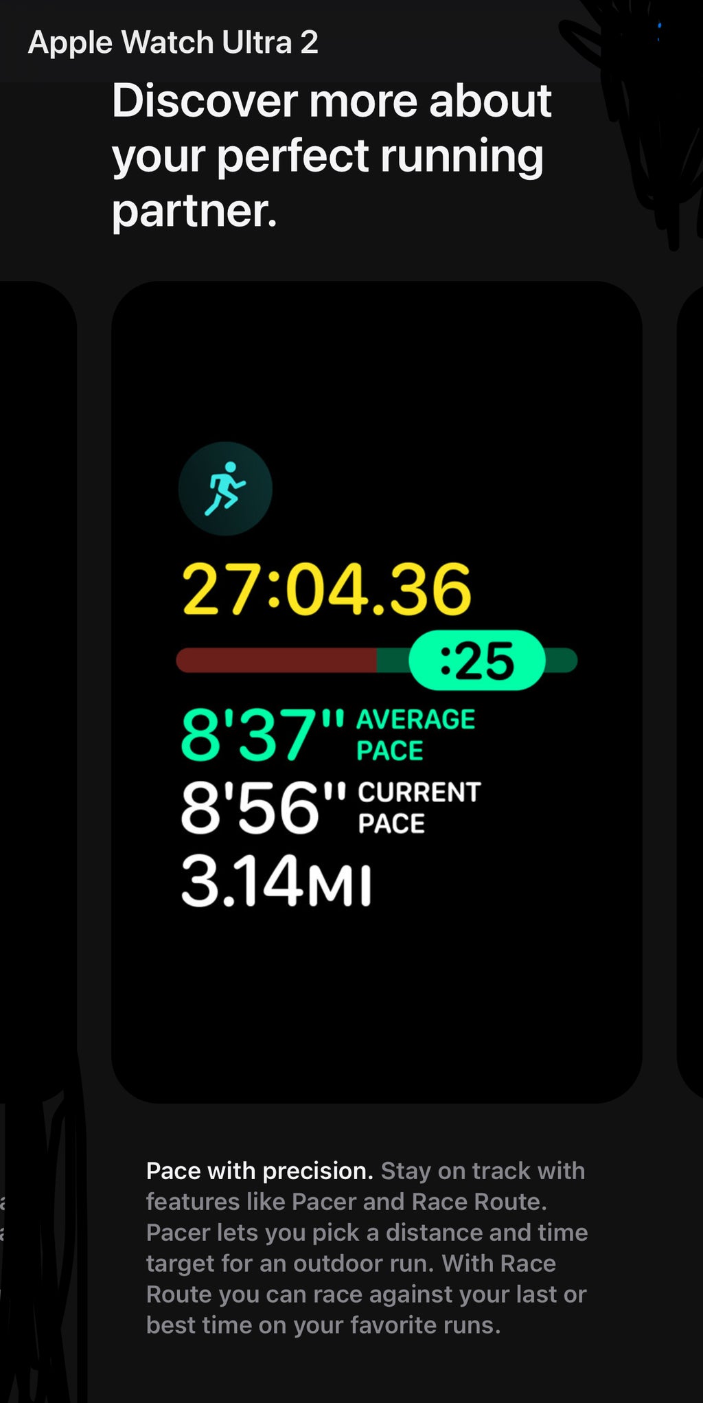 #001 Apple Watch Ultra [GPS + Cellular 49mm] Titanium Case with Midnight Ocean Band, One Size
1K+ bought in past month