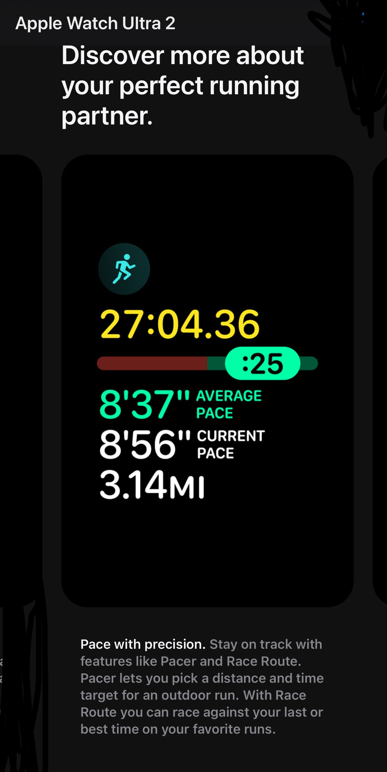 #001 Apple Watch Ultra [GPS + Cellular 49mm] Titanium Case with Midnight Ocean Band, One Size
1K+ bought in past month