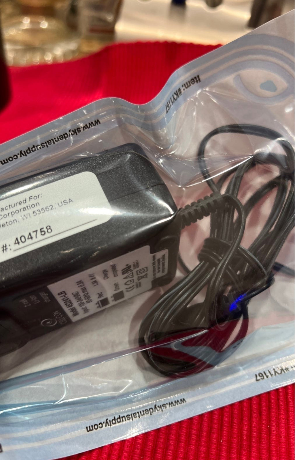 #001 Discovery loupe LED light system OEM wall charger adapter with 3 yr Warranty