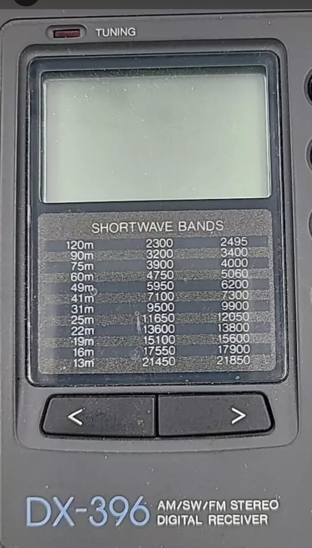 Radio Shack DX-396 AM SW FM Stereo Digital Receiver
