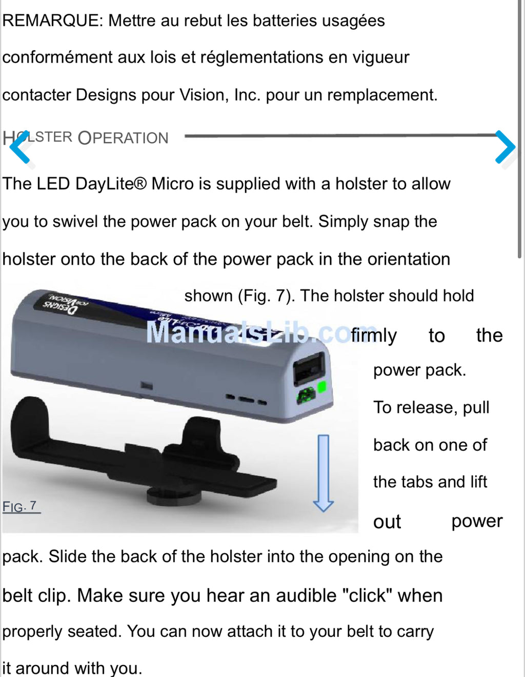New Battery module For Designs For Vision LED Daylite Micro DVI-LEDMC ONLY