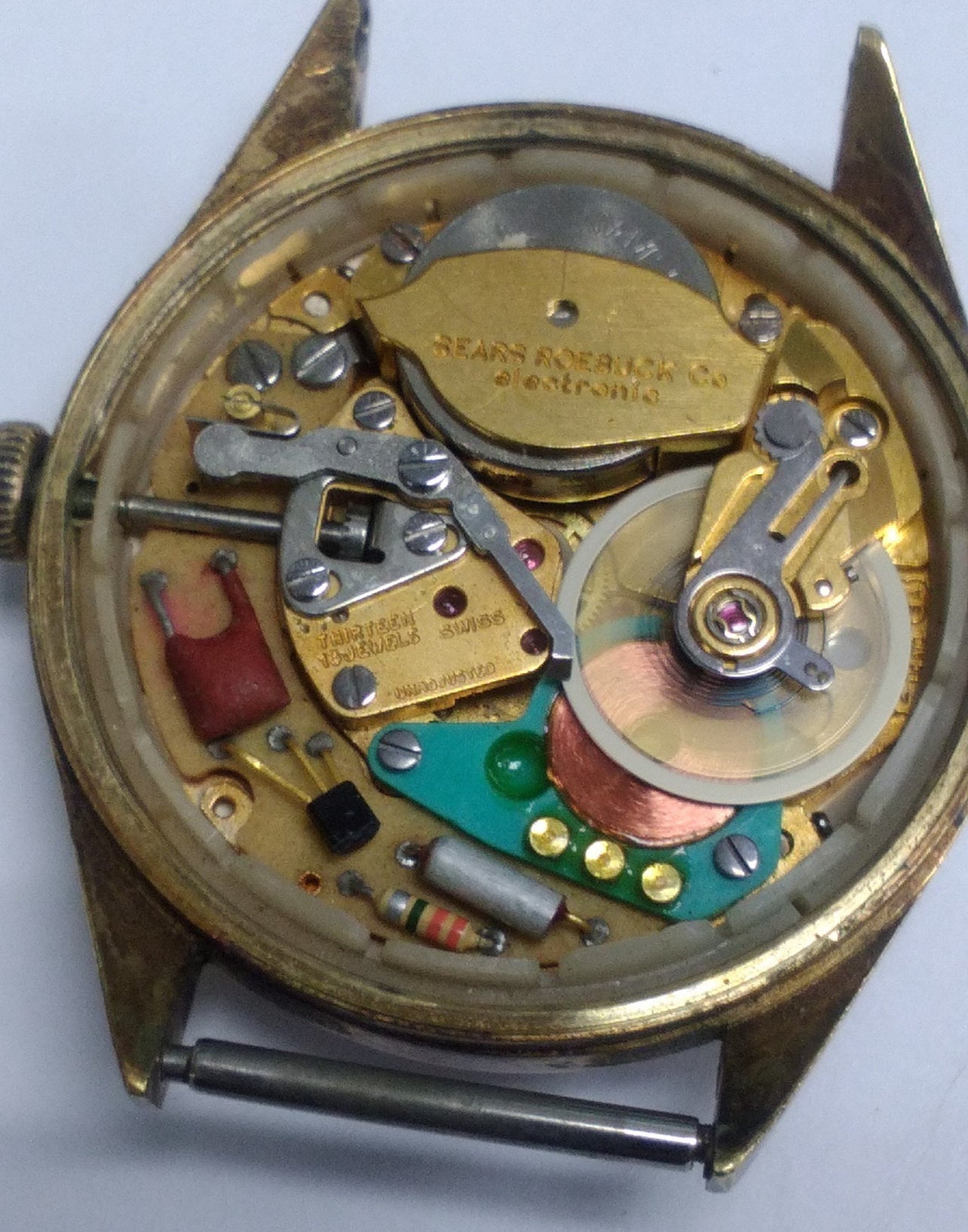 R#1283 polish and modify Tradition Swiss Electronic Wrist Watch Made for Sears and Roebuck