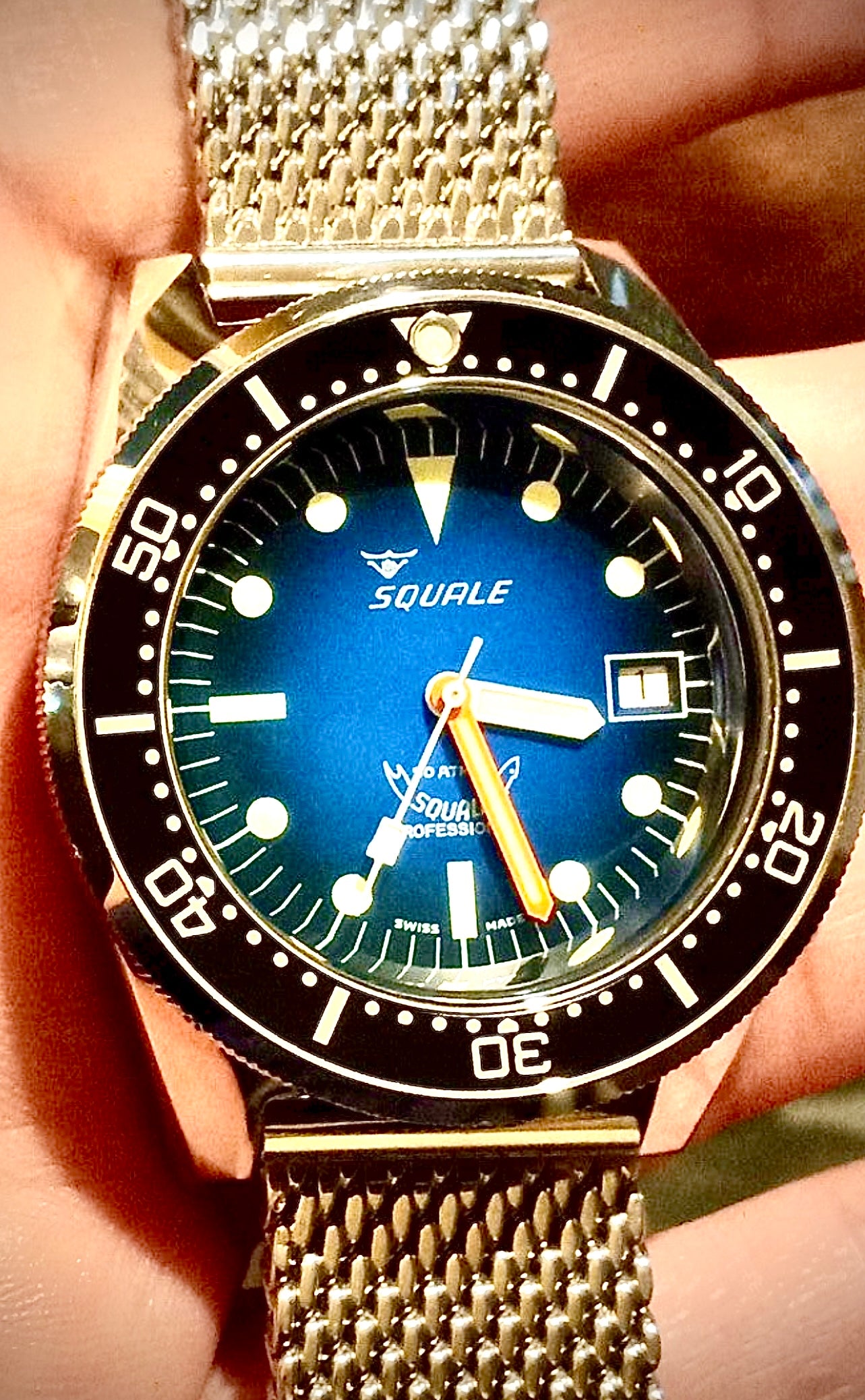 #539 Squale 50 atmos Automatic divers watch Squale Drass X Galeazzi Limited Edition 500 Pieces Swiss ETA Automatic beautiful wrist watch