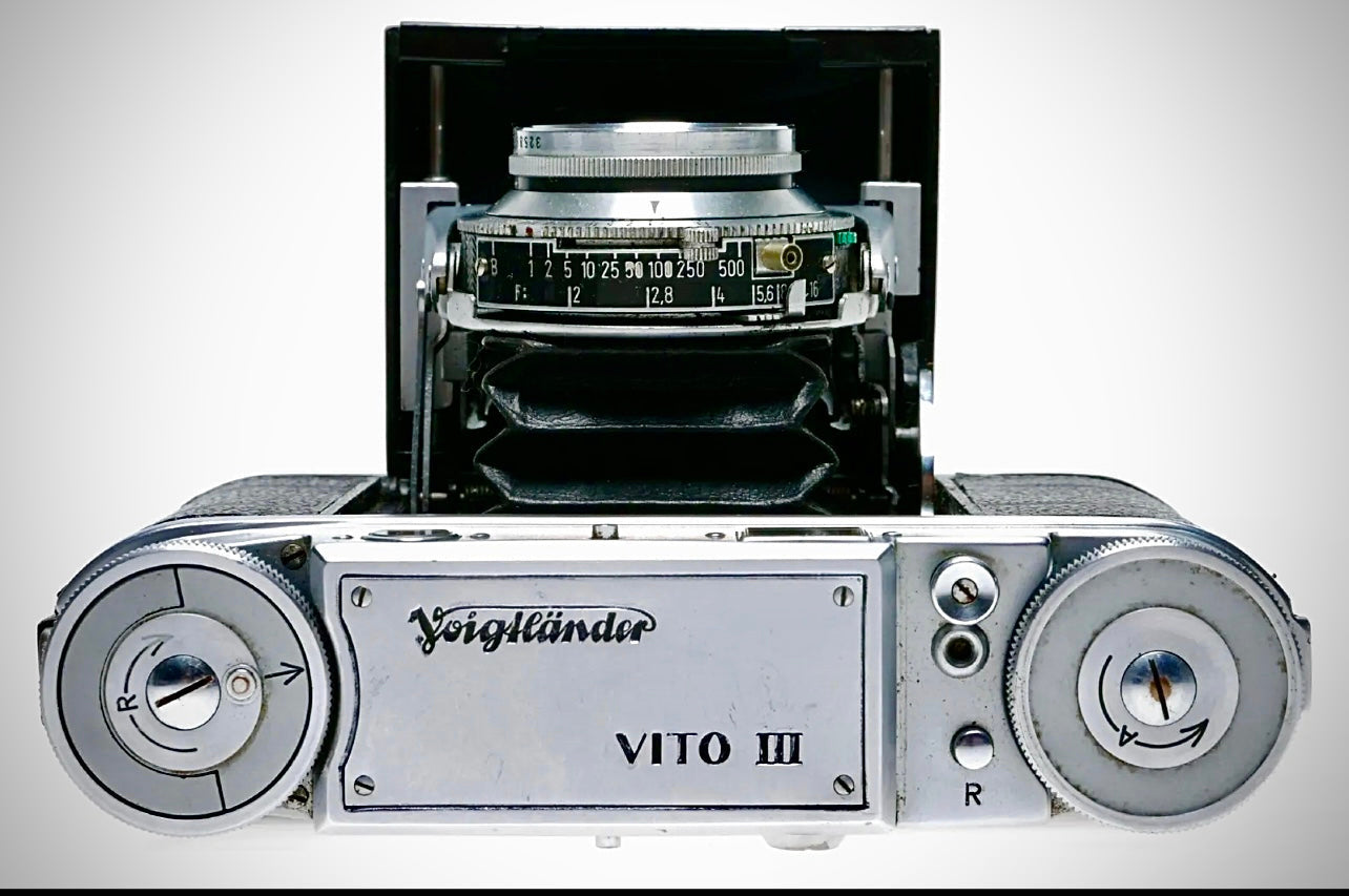 Rare Voigtlander Vito III Folding 35mm Film Rangefinder Camera ULTRON 2/50