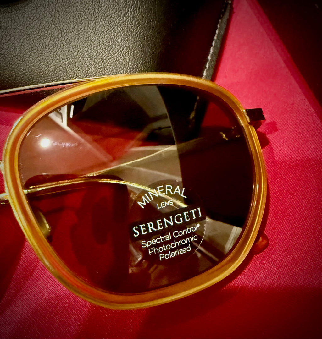 Serengeti Boron Ss525003 Light Gold - Orange Tortoise  555 Mm.  Brand New In Box