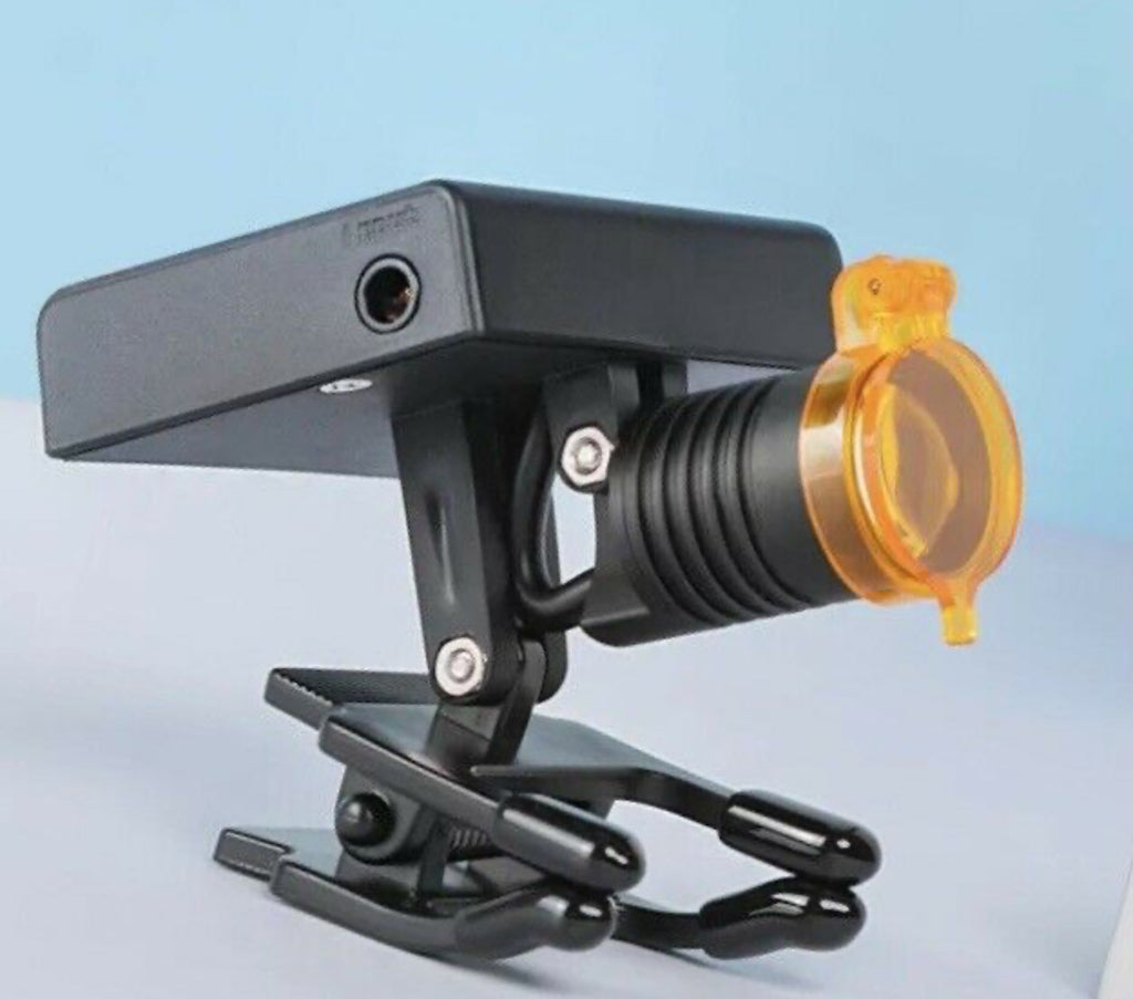 Dental Loupes Wireless Headlamp Optical Filter for Filling Curling Light