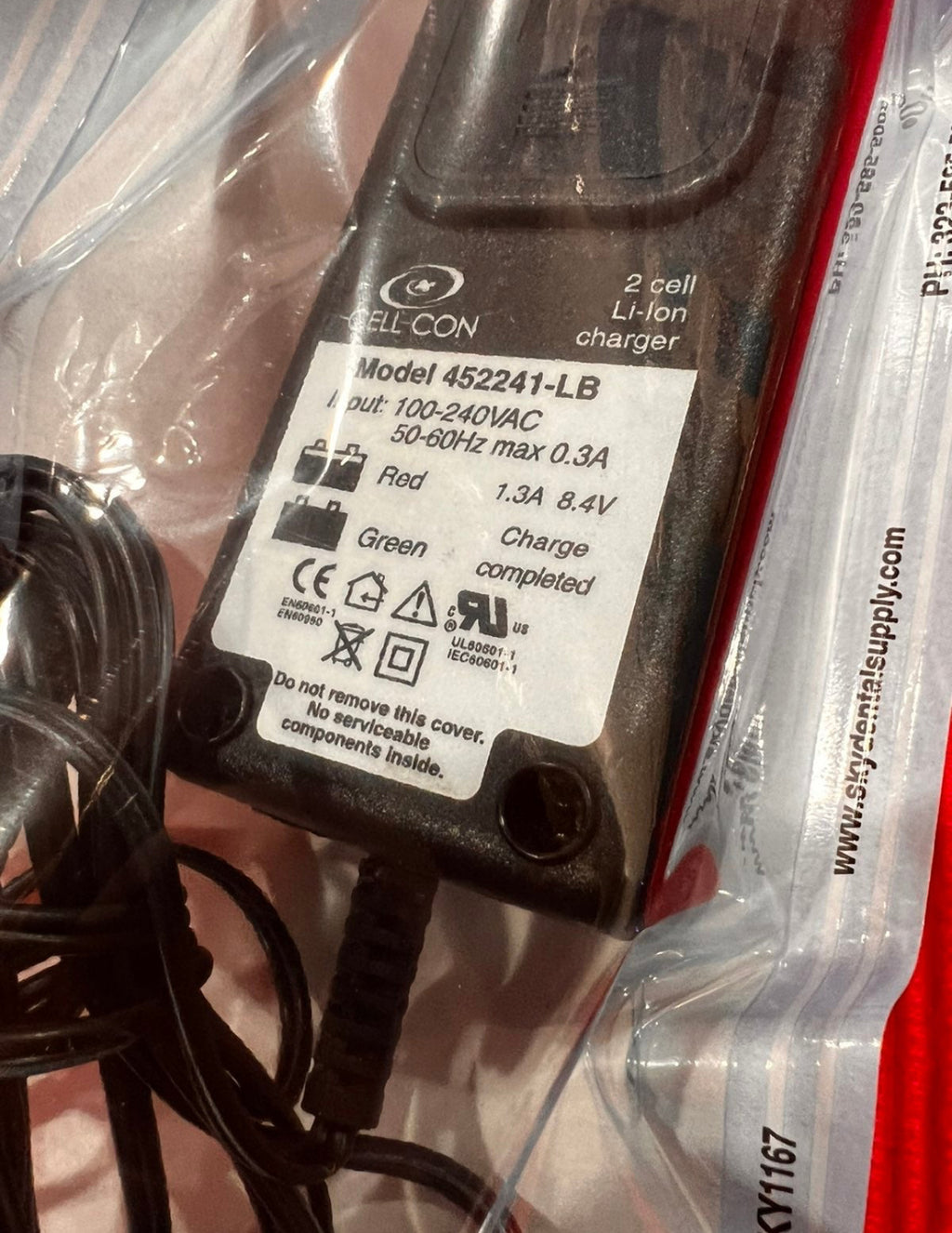 #001 Discovery loupe LED light system OEM wall charger adapter with 3 yr Warranty