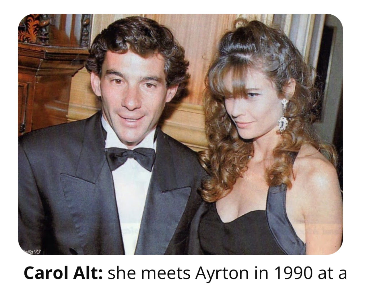 Ayrton Senna Brazilian race driver 3 times formula 1 world champion