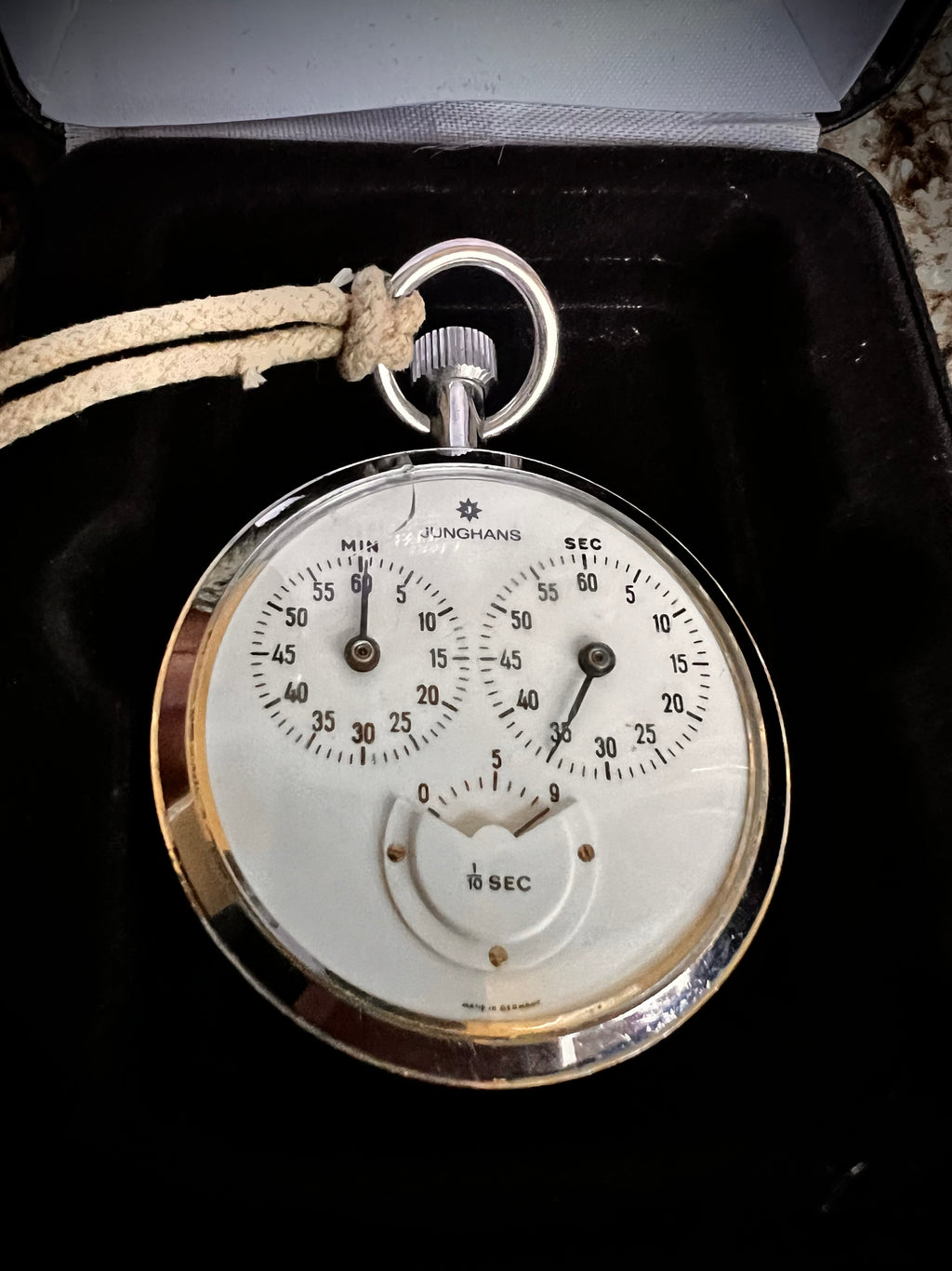 #1079 Authentic Junghans Stop Watch - German Craftsmanship, Fully Functional Timepiece