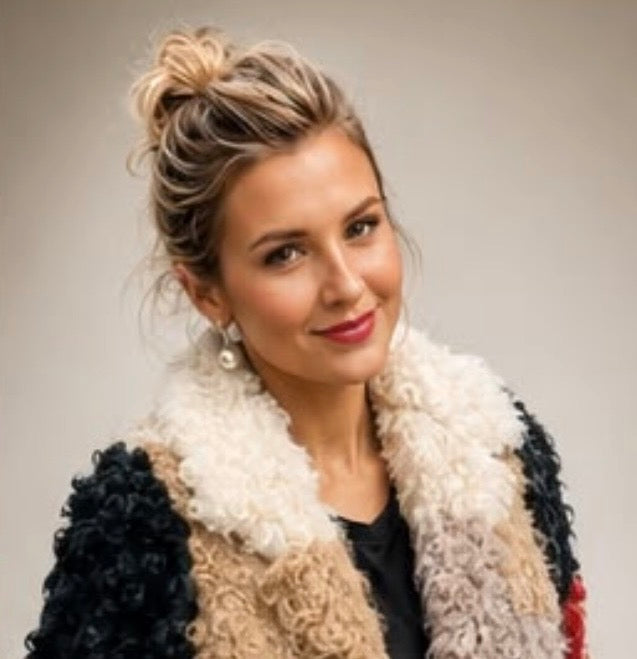 MARNI REVERSIBLE COLOR-BLOCK SHEARLING COAT — RARE FIND — MADE IN ITALY