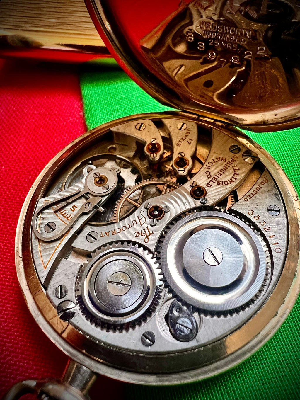 #1201 Illinois Aristocrat Watch Rose Gold Filled Wandsworth Case Excellent 17J Movement wedding gift watch