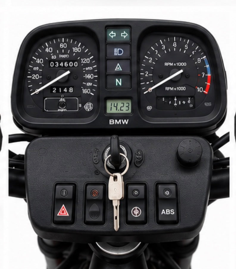 1993 BMW K75 – Classic “Flying Brick” – 34,600 Miles – Hard Luggage