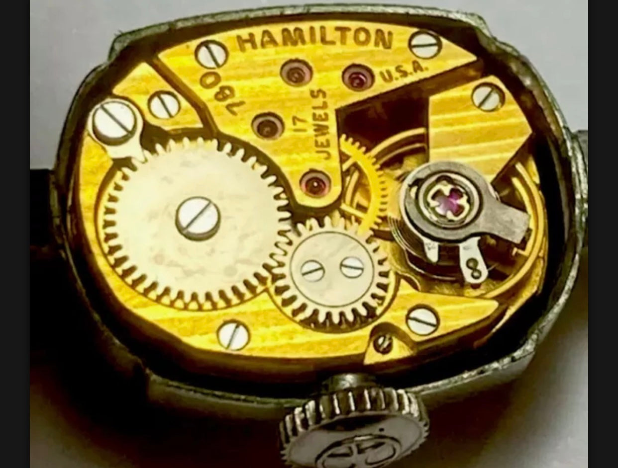 #354 Hamilton Ladies Watch 10K Gold Plated 17 jewls Manual Wind NOS