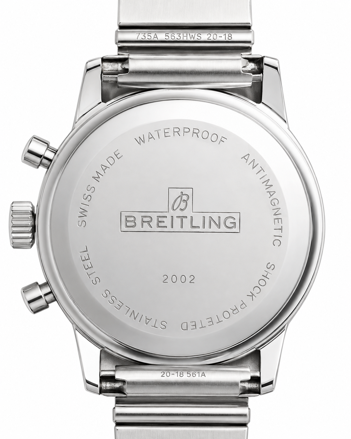 #1374 Vintage Breitling Top Time Ref. 2002 Chronograph – Swiss Manual Wind – Silver Dial – 1960s