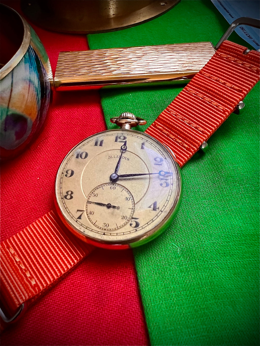 #1201 Illinois Aristocrat Watch Rose Gold Filled Wandsworth Case Excellent 17J Movement wedding gift watch