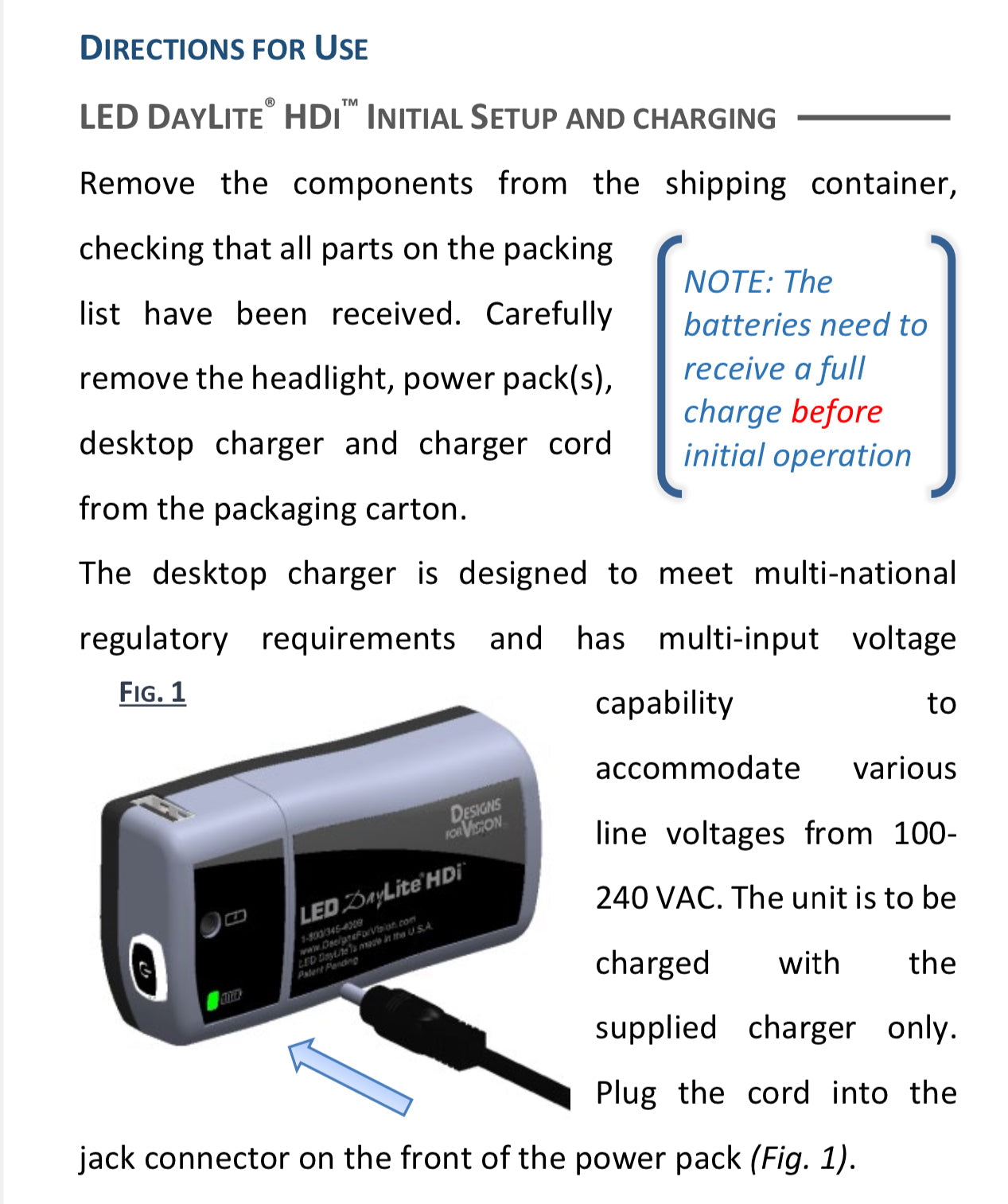 New #001 complete Design for vision LED DayLite' HDi™ Dental surgical light system with Two battery modules 3 years warranty