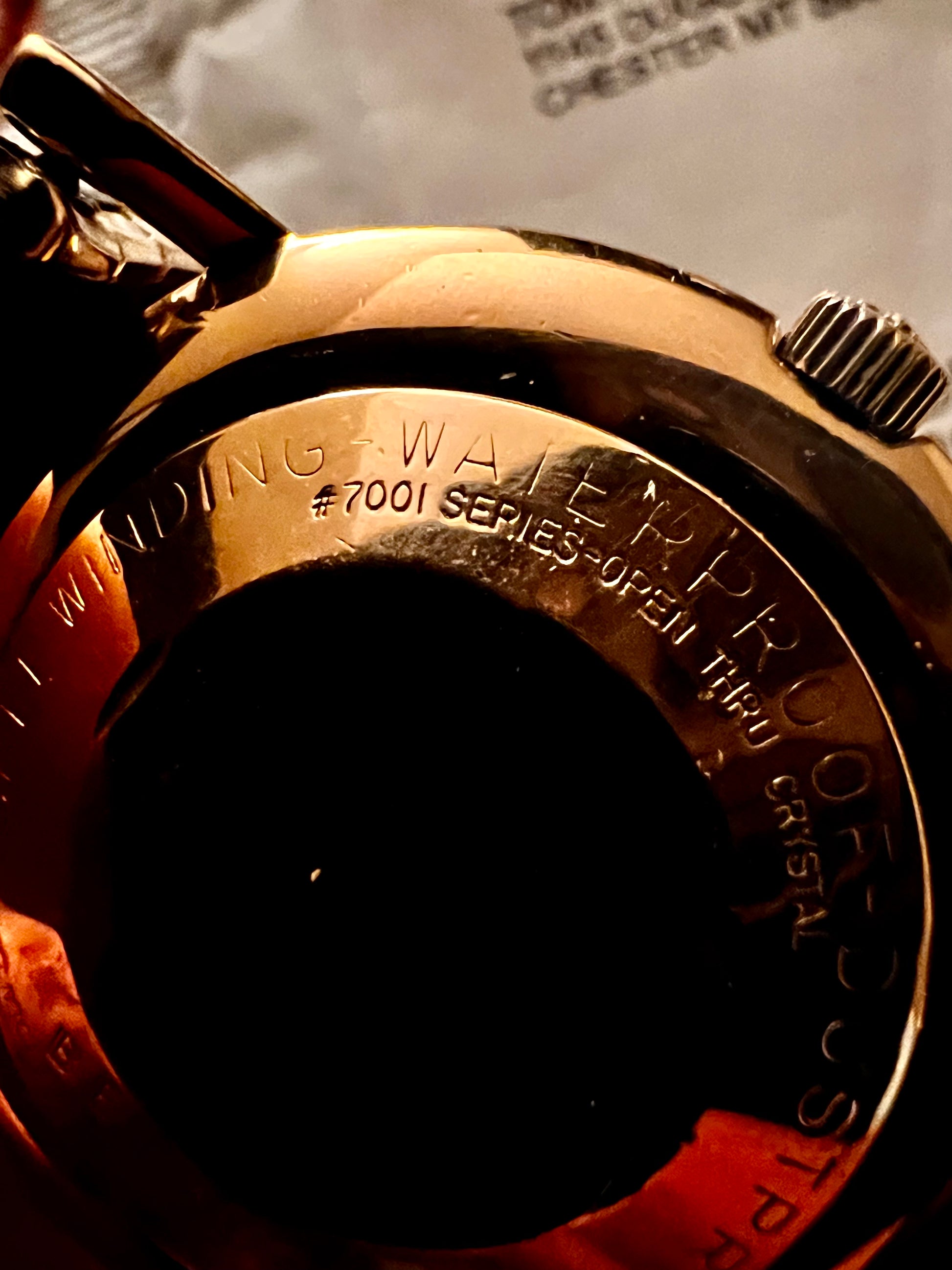 R#961 Benrus 39 jewel watch