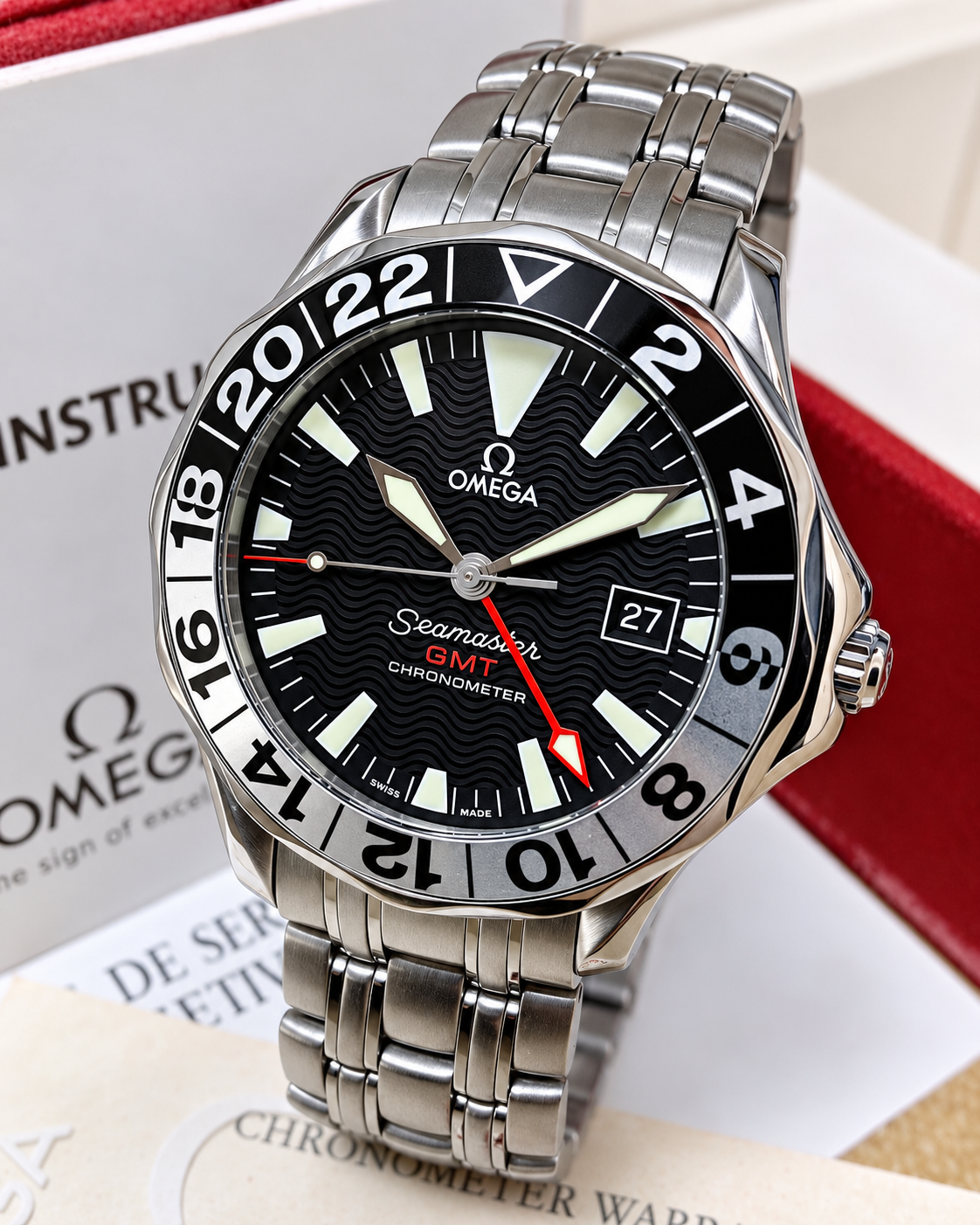 #623 Omega Seamaster Professional 300M GMT 50th Anniversary 41mm Automatic Chronometer Ref. 2534.50.00