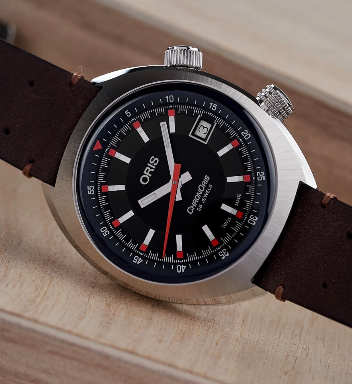 ORIS Chronoris Movember Edition 2019 – Calibre 733 – Full Set – Brand New – Ref. 01 733 7737 4034 inventory # 618