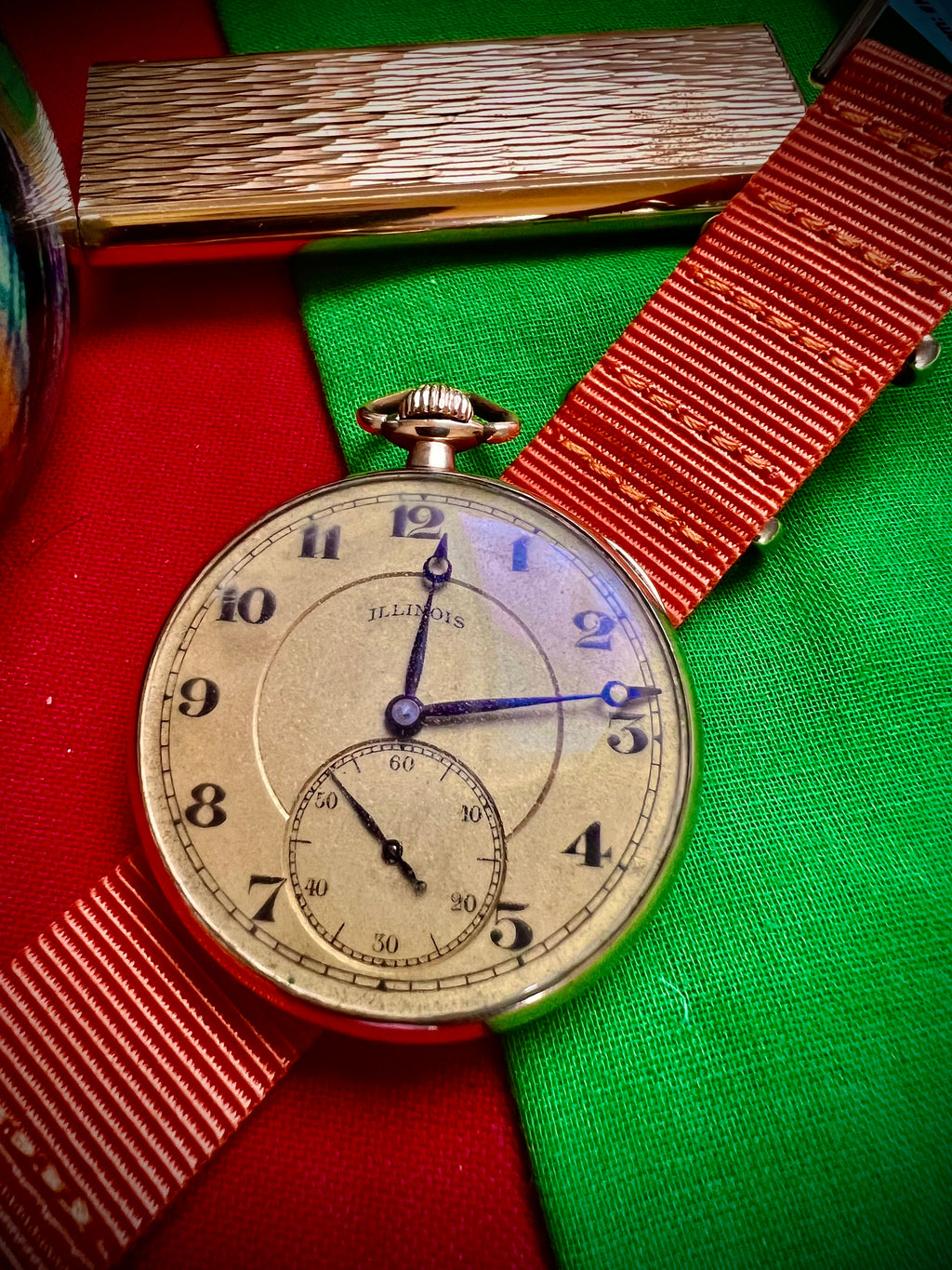 #1201 Illinois Aristocrat Watch Rose Gold Filled Wandsworth Case Excellent 17J Movement wedding gift watch