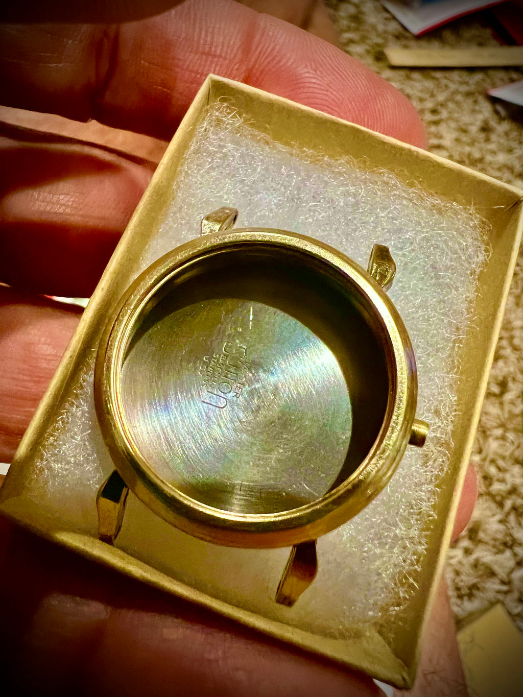 #1121 VINTAGE MASTER SUTTON USA WRIST WATCH CASE 30.7mm 16mm LUG