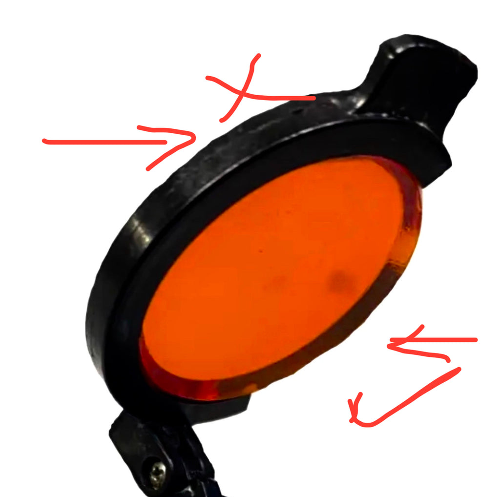 Orange filter lense  Only for  Orascoptic Discovery Zeon Headlight Only All Versions 6MonWar
