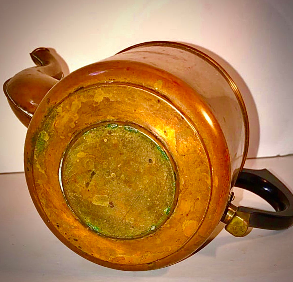 Vintage Copper Kettle. No
Lid. Nice!