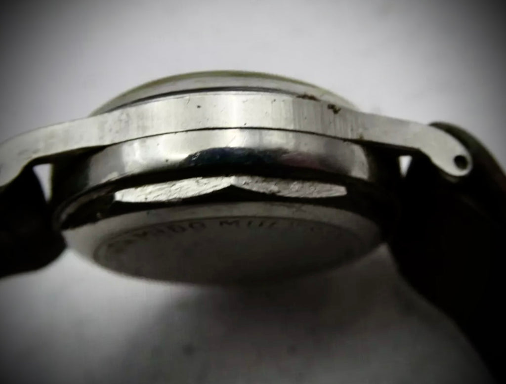 #1278 Vintage 1940's WWII Era MIDO Multifort Super-Automatic Military Watch