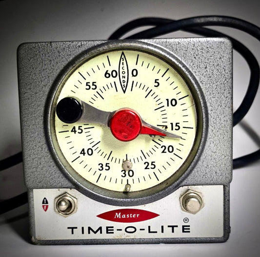 Vintage Time O Lite Master Darkroom Mechanical Photography Timer - M-72