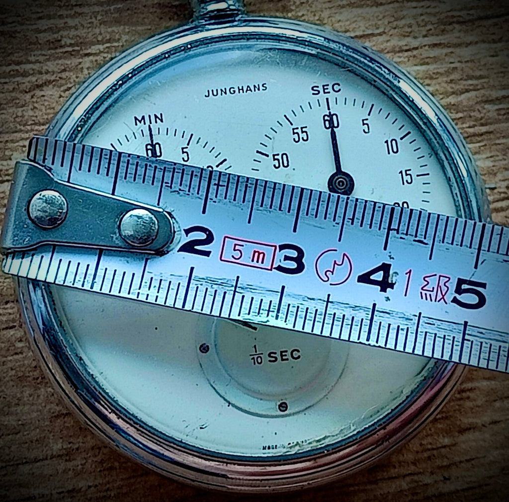 #1426 Old vintage GERMAN Vintage Junghans stopwatch, mechanical, 3-disc, 1/10 second