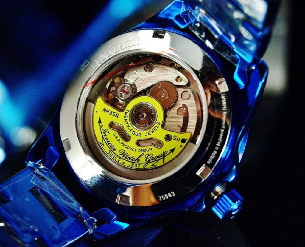 #005  New Invicta Pro Diver Automatic Men's Watch 40mm Steel Gold 200 Meter