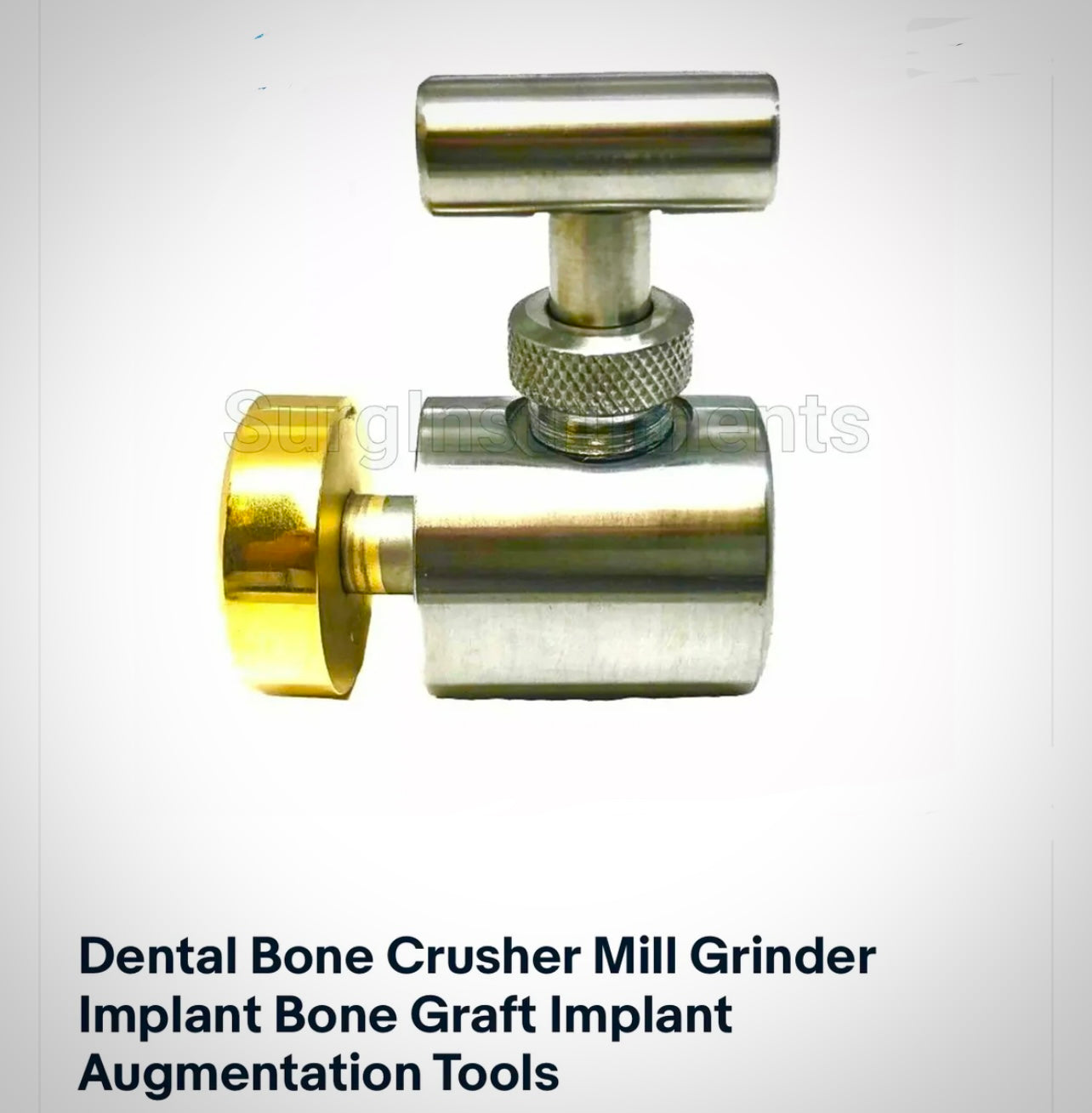 Copy Dental Bone Crusher Mill Grinder Implant Bone Graft Implant Augmentation Tools