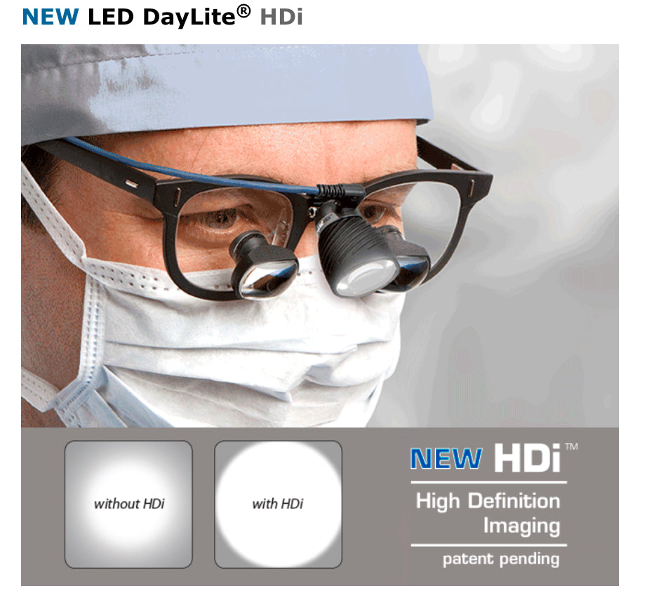 Designs for Vision LED DayLite WireLess IR HDi Dental - Oral - Plastic Surgical Headlight System