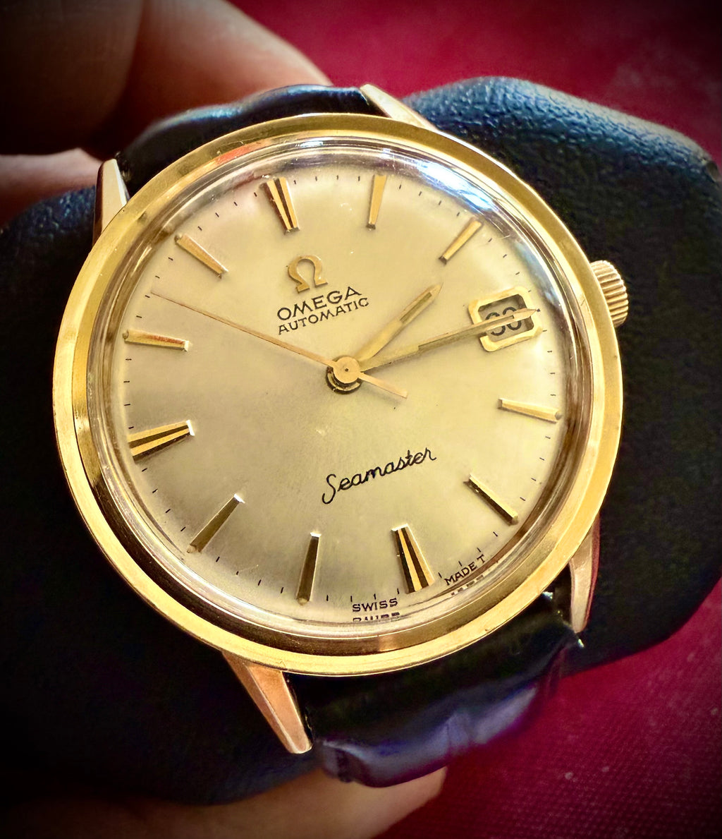 #321 Omega seamaster 14K Gold Filled Highly Sought After Automatic Men’sWrist Watch