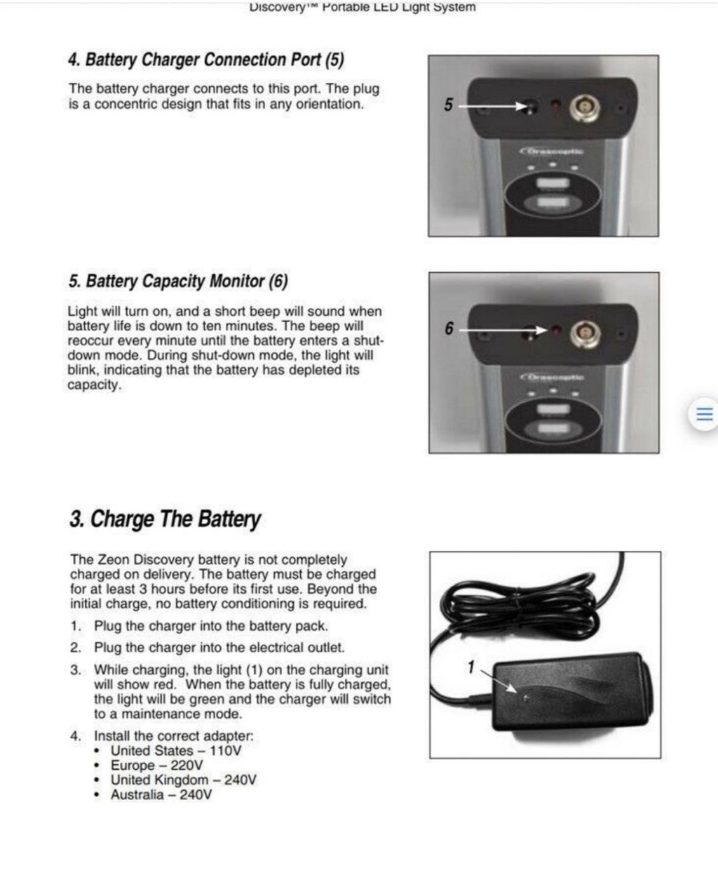 New Dental Loupes LED light DISCOVERY  Battery Module ONLY 3years  Warranty