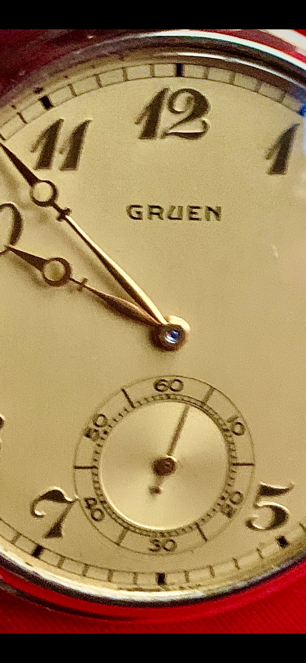 Watch 60 WBX-1-C60 Gruen pocket watch beautiful