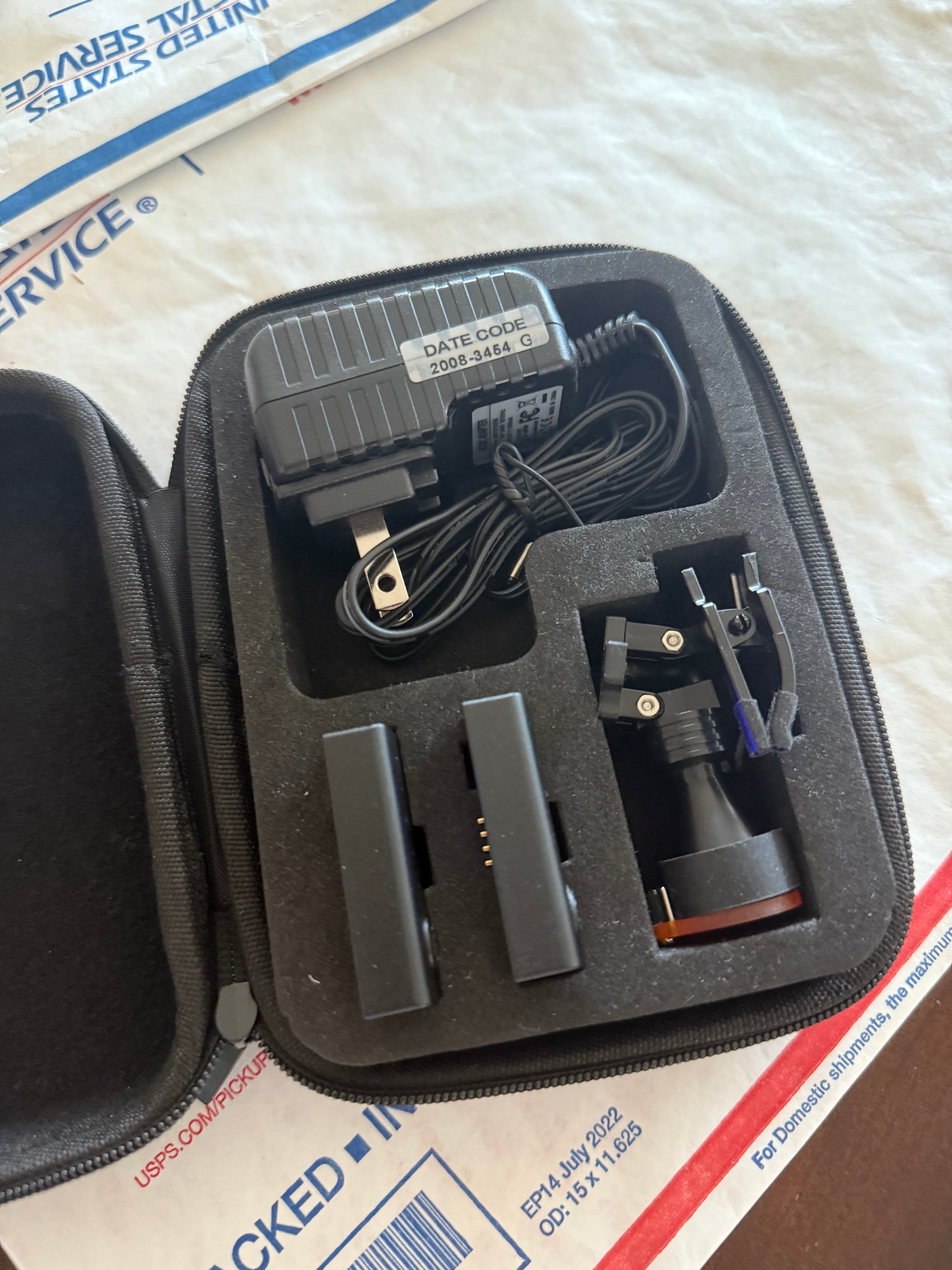 Reserved Loaner Wirless LED loupe light system dual Wireless batteries with intensity  control for Dr. James Murphy 44 E 67th St New York, NY 10065-6135 shipped