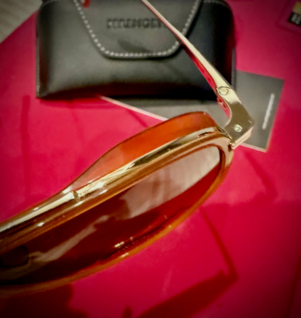 Serengeti Boron Ss525003 Light Gold - Orange Tortoise  555 Mm.  Brand New In Box