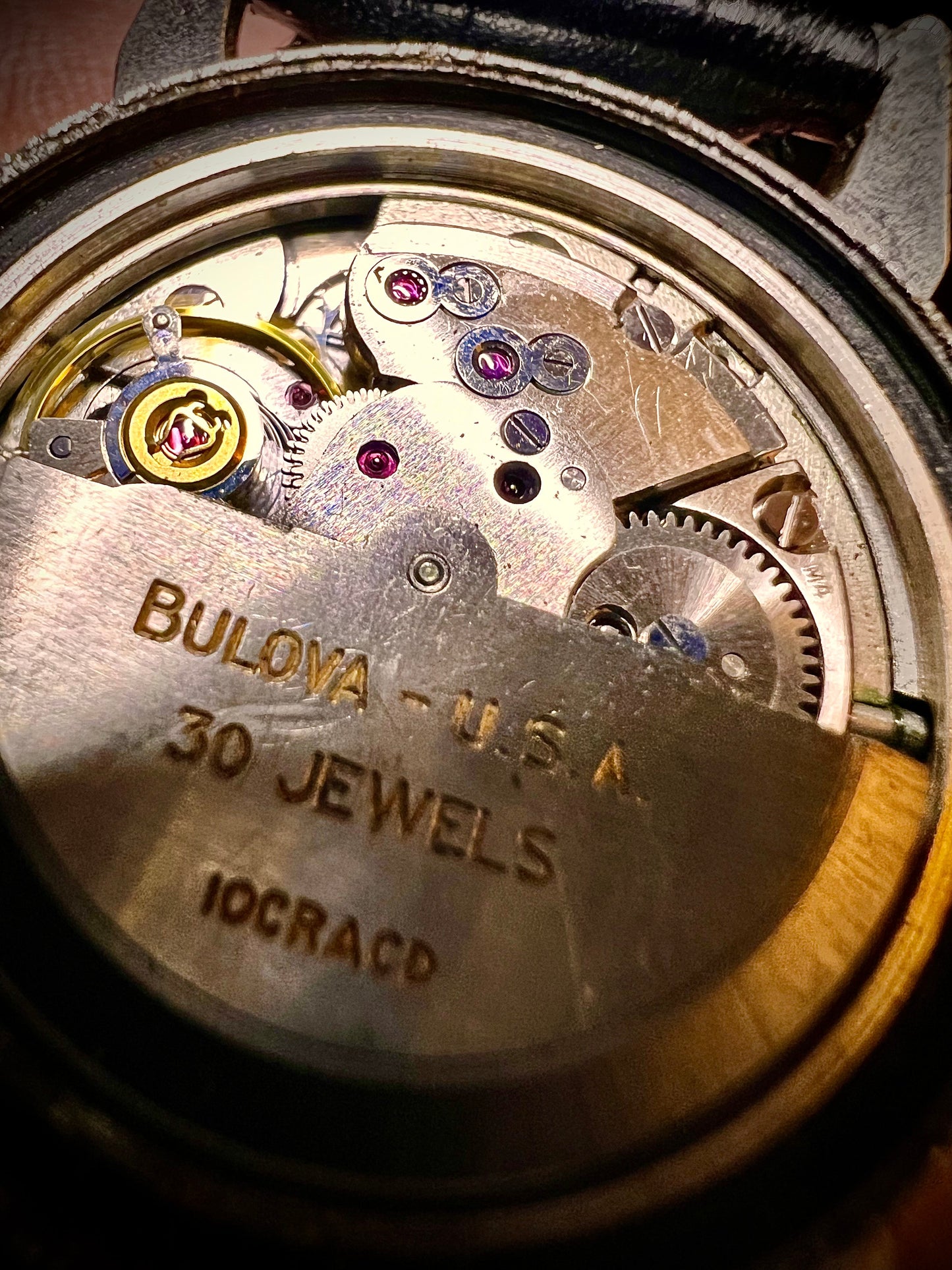 #365 Vintage BULOVA  30 Jewls automatic working